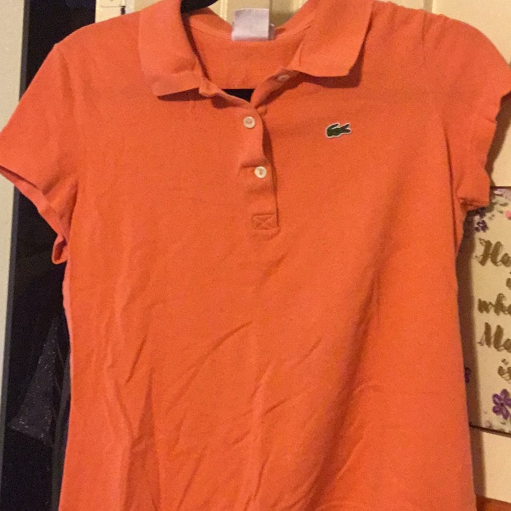 Lacoste Coral. Short sleeved polo